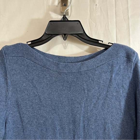 Karen Scott Womens Curved Hem Boat
Neck Lightweight Knit Sweater Small Blue - Picture 2 of 6